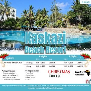 Kaskazi Beach Resort Christmas 2022 Package